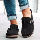 Martina | Damen Elegante Frühling Slip-On Loafers – Schwarz