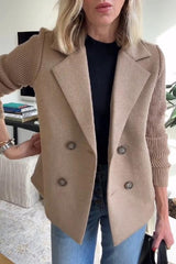 Blazer Damen | Doppelreiher-Design & Komfortärmel – Braun