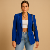 Blazer Damen | Gerade Form & klare Silhouette – Blau