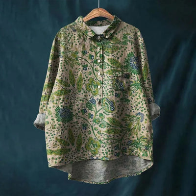 Buber® | Vintage-Blumenbluse