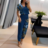 Bluse und Hose Damen | Hosenanzug & Modern – Blau