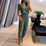 Bluse und Hose Damen | Hosenanzug & Modern – Grün