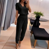 Bluse und Hose Damen | Hosenanzug & Modern – Schwarz