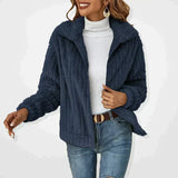 Isadora | Damen Langarm-Cardigan – Marineblau