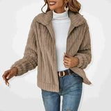 Isadora | Damen Langarm-Cardigan – Khaki