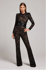 Bodysuit Damen Elegant | Figurbetonte Silhouette & Statement-Look – Schwarz