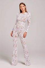 Bodysuit Damen Elegant | Figurbetonte Silhouette & Statement-Look – Weiß