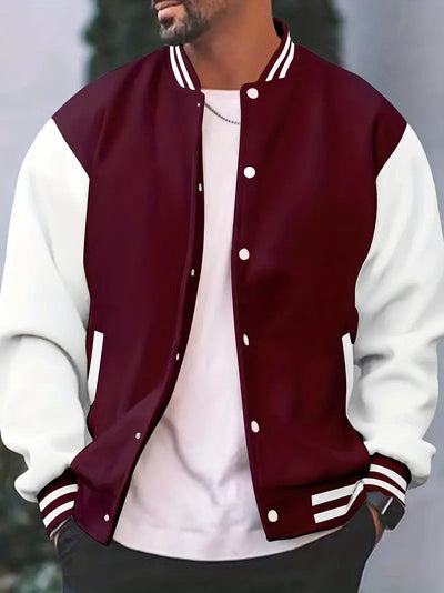 Bomberjacke - Button-Up - Sommer - Baseballjacke - Herrenjacke