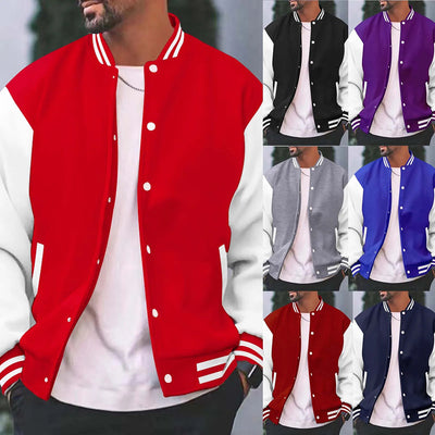 Bomberjacke - Button-Up - Sommer - Baseballjacke - Herrenjacke