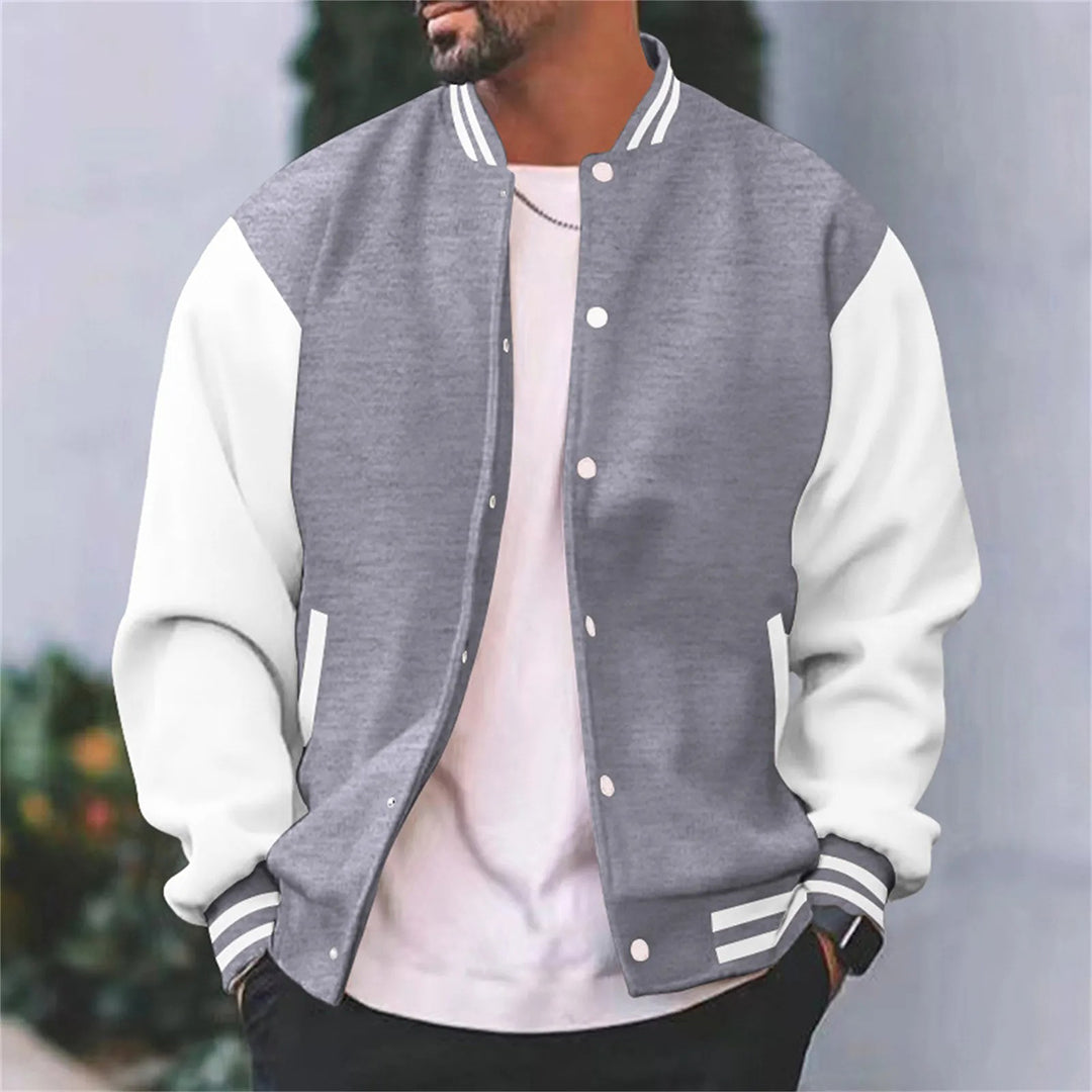 Bomberjacke - Button-Up - Sommer - Baseballjacke - Herrenjacke