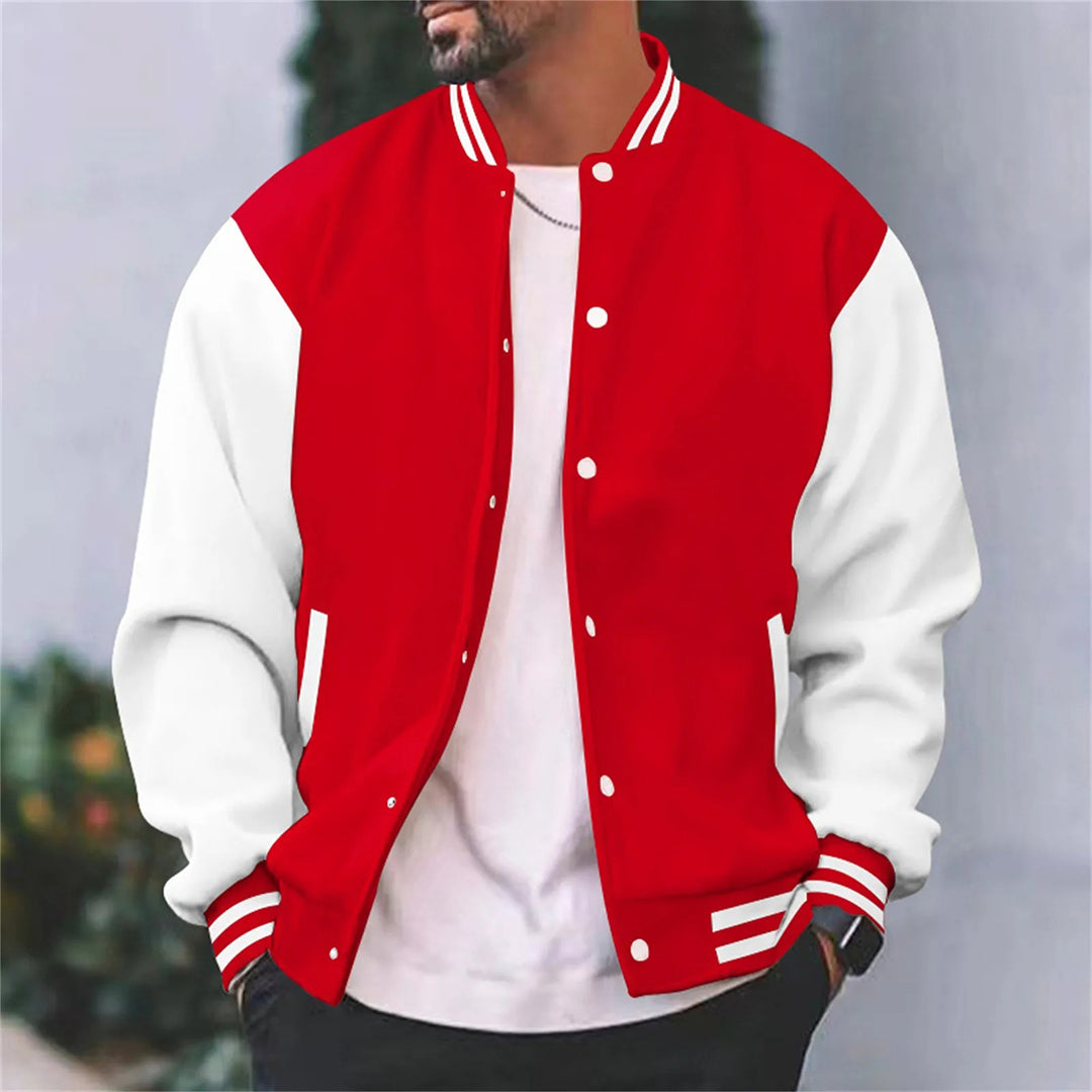 Bomberjacke - Button-Up - Sommer - Baseballjacke - Herrenjacke