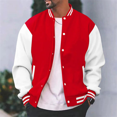 Bomberjacke - Button-Up - Sommer - Baseballjacke - Herrenjacke