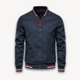 Bomberjacke Herren | Stehkragen & Leicht für Übergangszeit – Marineblau