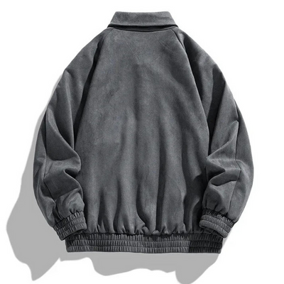 Bomberjacke – Lässige Retro-Jacke für Männer mit Knöpfen und Oversize-Passform