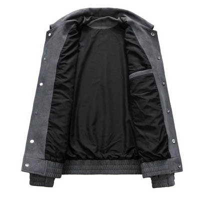 Bomberjacke – Lässige Retro-Jacke für Männer mit Knöpfen und Oversize-Passform