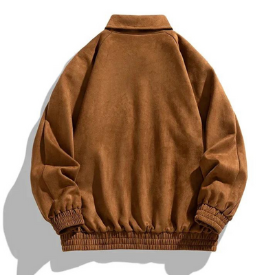 Bomberjacke – Lässige Retro-Jacke für Männer mit Knöpfen und Oversize-Passform