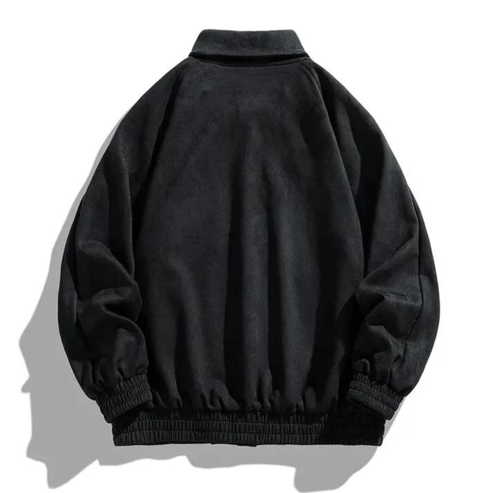 Bomberjacke – Lässige Retro-Jacke für Männer mit Knöpfen und Oversize-Passform