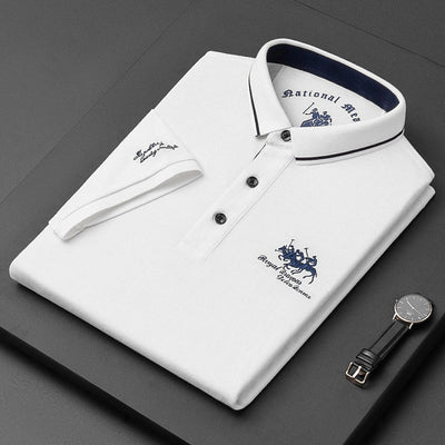 Lässiges Poloshirt Mit Knöpfen Für Herren | Kurzarm