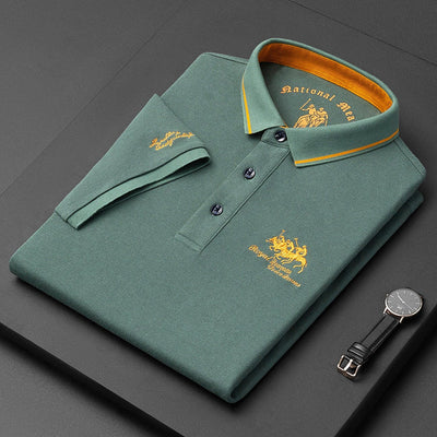 Lässiges Poloshirt Mit Knöpfen Für Herren | Kurzarm