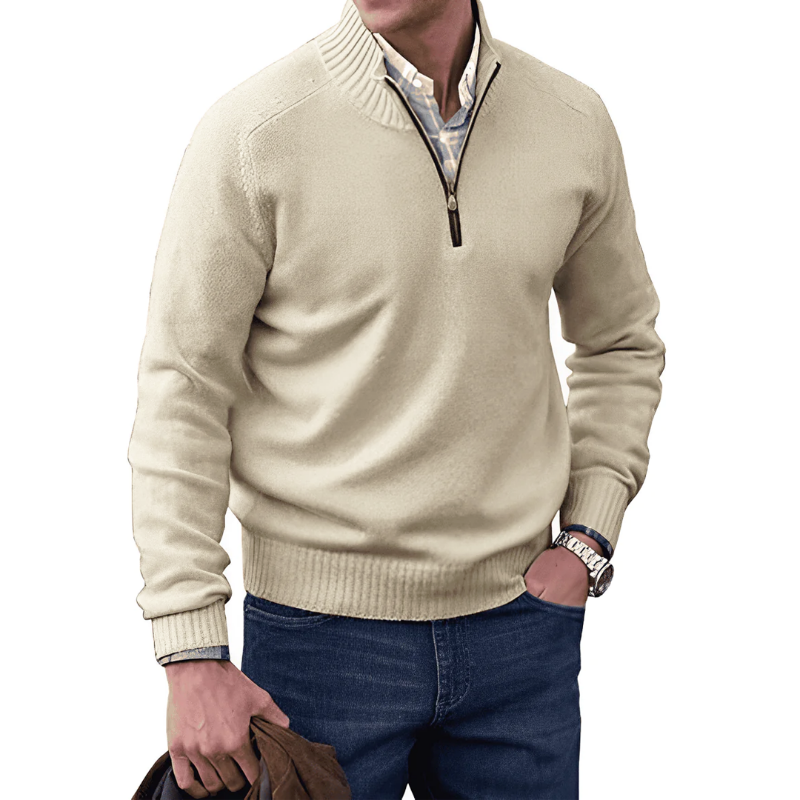 VALE | Noah – Elegant half-zip pullover