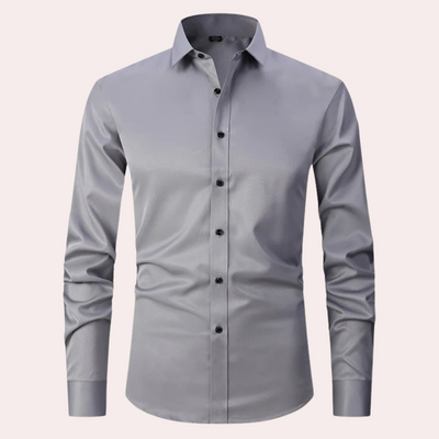 Bügelfreies Herrenhemd | Stretch | Slim Fit | Anzughemd | Button-Up Hemd