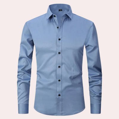 Bügelfreies Herrenhemd | Stretch | Slim Fit | Anzughemd | Button-Up Hemd