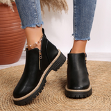 Clara | Damen Stiefeletten modisch & bequem stilvoll – Schwarz