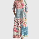 Natalie | Damen Elegantes Fließendes Maxikleid – Fließendes Maxi Kleid 2026 – Hellblau