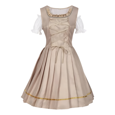 Beiges elegantes Oktoberfest Dirndl