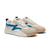 Orthopädische Schnür-Sneaker für Damen | Fußgewölbestütze – Weiß & Blau
