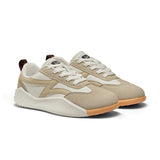 Orthopädische Schnür-Sneaker für Damen | Fußgewölbestütze – Weiß & Beige