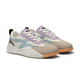 Orthopädische Schnür-Sneaker für Damen | Fußgewölbestütze – Lila & Blau