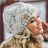 Strickmütze – Beige