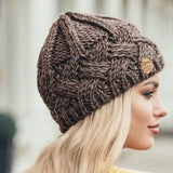Strickmütze – Kaffee