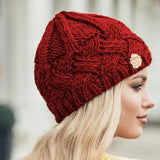 Strickmütze – Rot