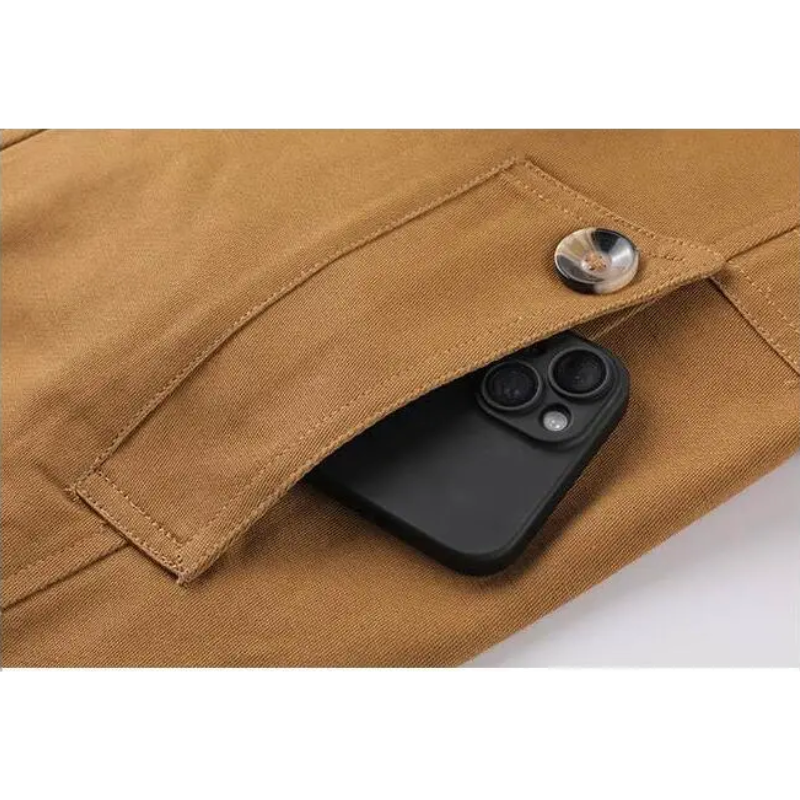 Herren Wintermantel Lang - Wasserdicht mit Kapuze und Praktischen Taschen