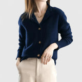Gabriele | Weiche Und Elegante Strickjacke Für Damen – Beige