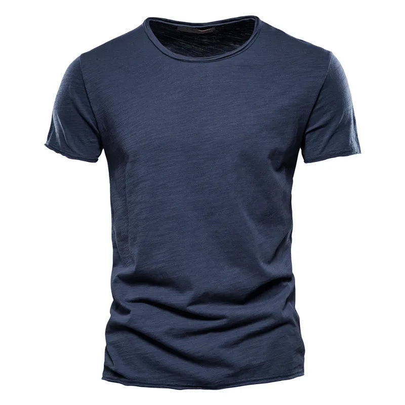 Herren Slim Fit Lässig T-Shirt | Sommer