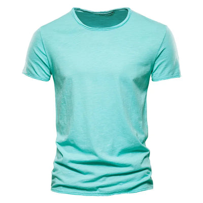 Herren Slim Fit Lässig T-Shirt | Sommer