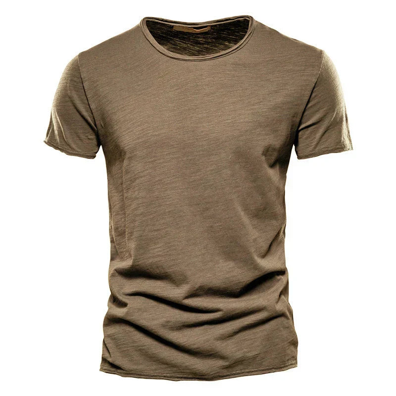 Herren Slim Fit Lässig T-Shirt | Sommer