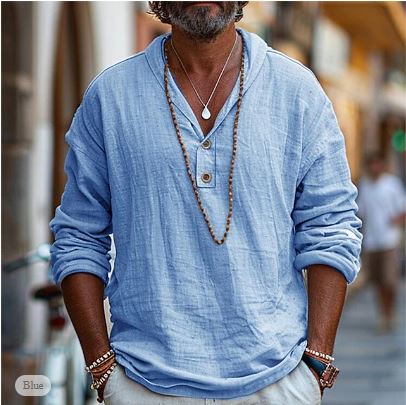 Herren Sommer Lässig Locker Hemd | Bequem