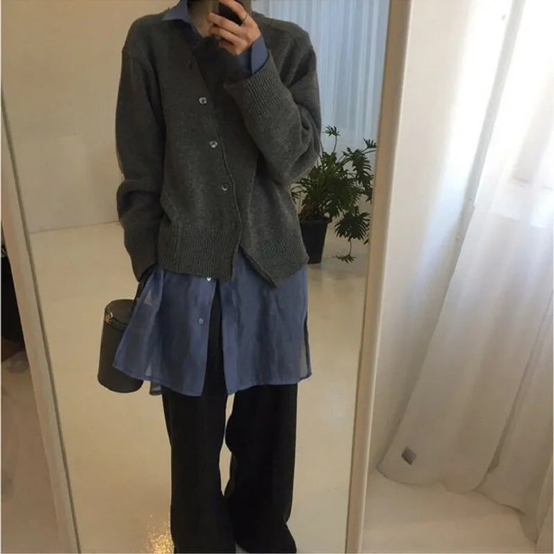 Dora | Strickjacke mit Knöpfen