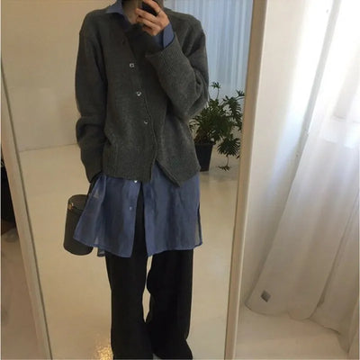 Dora | Strickjacke mit Knöpfen