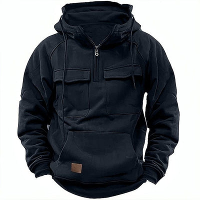Cargo Hoodie | Kängurutasche | Winter | Pullover | Kapuzenpullover für Herren