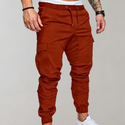 Cargo Joggers – Elastischer Bund – Kordelzug – Cargohosen – Herrenhosen
