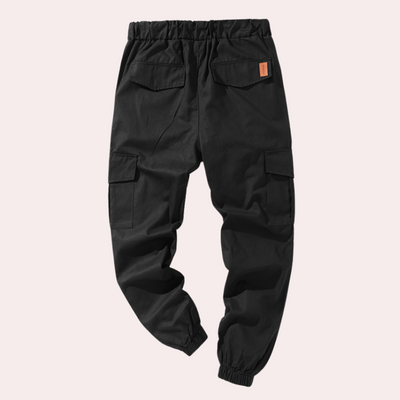 Cargo Joggers – Elastischer Bund – Kordelzug – Cargohosen – Herrenhosen