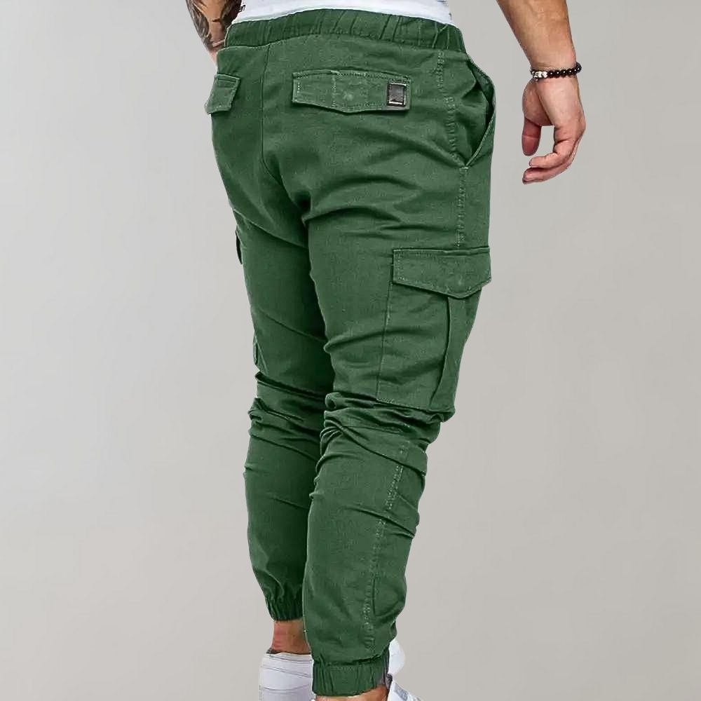 Cargo Joggers – Elastischer Bund – Kordelzug – Cargohosen – Herrenhosen