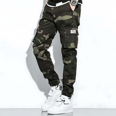 Cargo-Jogginghose | Camouflage | Slim Fit | Cargohose | Herrenhose