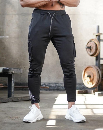 Cargo-Jogginghosen | Slim Fit | Kordelzug | Jogginghosen mit Bündchen | Trainingshosen für Herren