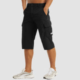 Cargo Shorts Herren | Viele Taschen & Bequeme Bewegungsfreiheit – Schwarz